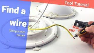 How to Find a Wire - Using a Wire Tracer - Josh's Garage