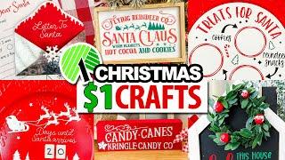 $1 Dollar Tree Christmas Crafts!  *Santa Approved*  Dollar Tree DIYs 2024