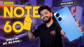 MASSIVE Giveaway  ~ Realme Note 60 |  Extreme Durability Test  | Rs. 26999/- | Laraib Khalid