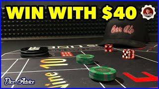 Win at $15 Craps Table with Small Bankroll