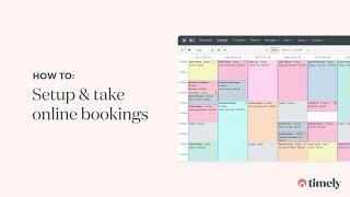 How to set up and take online bookings with Timely