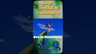 NEW!!!!! Ben 10 Every BigChill Transformation #shorts #ben10 #omnitrix