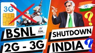 BSNL 2G 3G Shutdown in India | BSNL Chinese ZTE 4G Deal | BSNL Nokia 4G Deal | BSNL 2G Shutdown Soon