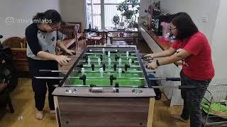 Ban Bi lắc Harvard Wooden 2020 #Stayhome #play #foosball #withme