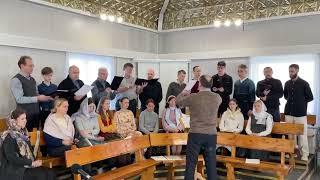 КАК ХОРОШО И ПРИЯТНО ЖИТЬ БРАТЬЯМ ВМЕСТЕ [евр. мелодия] / мужской хор