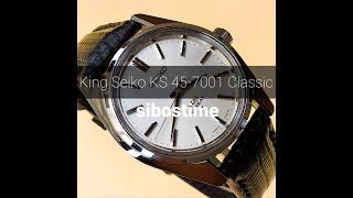 Seiko King Seiko KS 45-7001 No Date Manual 4500A Year 1970 Preowned Vintage