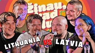 Ar Latviai yra GERESNI už Lietuvius? | ŽINAU, KAD MELUOJI #1