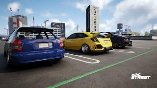 CarX Street PC | FK8 Civic Type R Build - Honda Squad Cruising & Street Racing (Rolls/Digs)