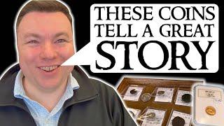 Coin Collecting - These Gold, Silver, and Bronze Coins Have AMAZING STORIES