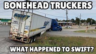 Swift Trucking Fails & More | Bonehead Truckers of the Week