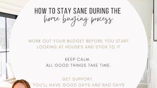How To Stay Sane While Buying A Home