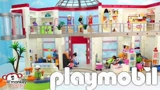 Playmobil Furnished Shopping Mall with Extension, Beauty Salon and Toy Store Add-on Sets!