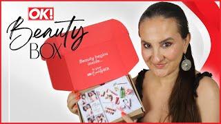 OK! BEAUTY BOX - LIMITED EDITION BY BRYONY AND POPPY WORTH £239! - UNBOXING AND TRY ON