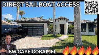 SAILBOAT ACCESS, 11 MINUTES TRAVEL TIME #273 | SW CAPE CORAL, FL