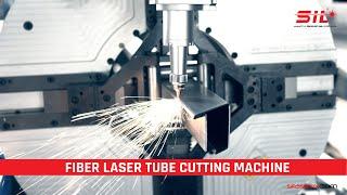 Laser Pipe Cutting Machine 2 Chuck with Auto Unloading System | SILASERS