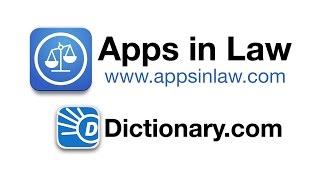 Apps in Law: Dictionary.com