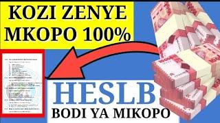 HIZI NDIZO KOZI ZENYE MKOPO 100% CHUO KIKUU NA DIPLOMA | KOZI ZENYE KIPAOMBELE CHA MKOPO HESLB