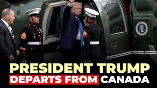 President Donald Trump cuts G7 trip short, leaves from Canada | Iran Israel war | Middle East | USA