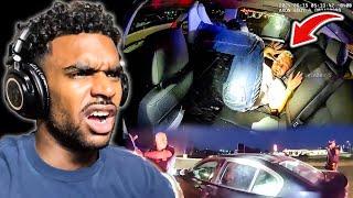 Cops SMASH Car Window to Arrest SLEEPING Criminal!