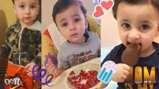 Funny Baby Eating Food _ Cute Baby Enjoying Different Food!