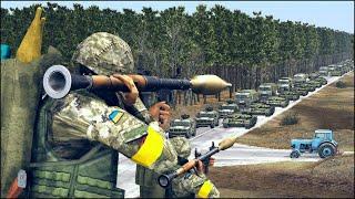 RUSSIAN ARMY CONVOY AMBUSH - AIRPORT