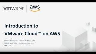 Introduction to VMware Cloud on AWS