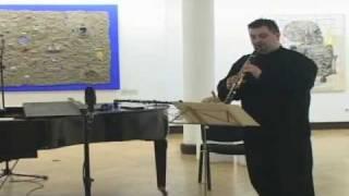 Aleksandar Tasic, clarinet / Vanja Prica, piano, Bach: Flute sonata, 2 movement