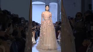 Simply flawless — gown 1 or 2? Elie Saab Fall/Winter 2023 at Haute Couture Week July 2023