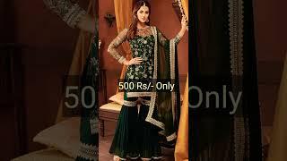 Latest sharara Suit Design For Girl's & Women's Under 699/- Only #fashion #shorts #shararasuit #girl