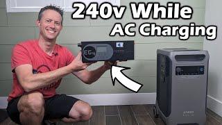 The EG4 Chargeverter FIXES the Anker SOLIX F3800!  Keep the 240v Powered On!