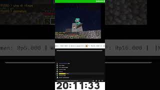 selesai tidur tapi ini libur waktunya live minecraft indonesia main mojang minecraft live #shorts