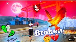 free fire broken heart  status||free fire  sad status  break up status   ff sad boys status