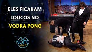 Danilo Gentili e Lucas Lucco ficam bêbados jogando Vodka Pong | The Noite (07/03/25)