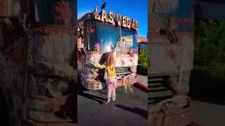 Zombies bus Las Vegas day time ‍️