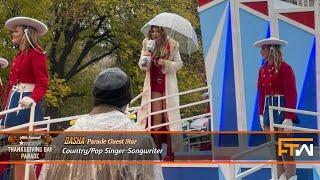 Todd interviews Country/Pop Star Dasha at the 98th Annual Macy's Thanksgiving Day Parade in NYC