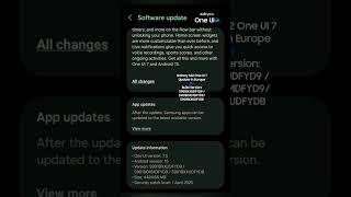 Galaxy S22 Receives One UI 7 Update in Europe  | #adityasoneui #samsung #oneui7 #android15