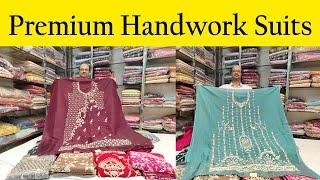 Zardozi (Dabka), Hand Work Suits, Gharara खरीदे Manufacturer सै  | Premium Handwork suits