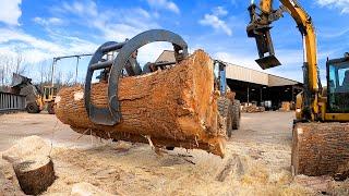 Busting Huge logs