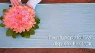 How To Assemble Paper Flowers    