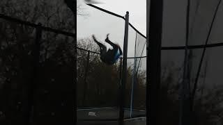 MY FIRST TRIPLE FLIP                     #triple #backflip #trampoline