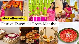 Festive Must Haves | Best Pooja & Festive Decor Items |Meesho Finds Under ₹399 |Affordable Finds