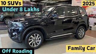 Top 10 SUVs Under 8 Lakhs | Best SUVs under 8 - 10 Lakhs Budget 2025