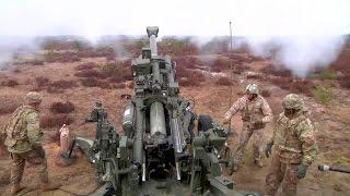 Deadly Firepower: M777 Howitzer Artillery Live Fire