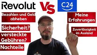 C24 vs Revolut im Test & Vergleich 2025:Welches kostenlose Girokonto gewinnt auf Reisen & im Alltag?