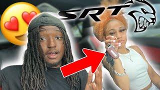 TEACHING INSTAGRAM BADDIE HOW TO DRIVE MY DODGE CHARGER SRT..