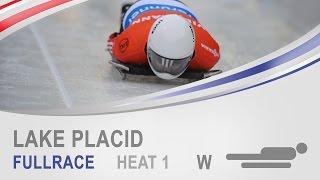 Lake Placid | Women's Skeleton Heat 1 World Cup Tour 2014/2015 | FIBT Official