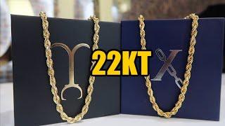 I found the best 22KT Rope chains..