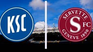 Karlsruher SC vs Servette Geneva live football match - International Club friendly