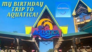 My Birthday Trip to Aquatica! A summer day at the WaterPark!