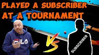 Can This SUBSCRIBER Beat Me?!  9 Ball Tournament Match